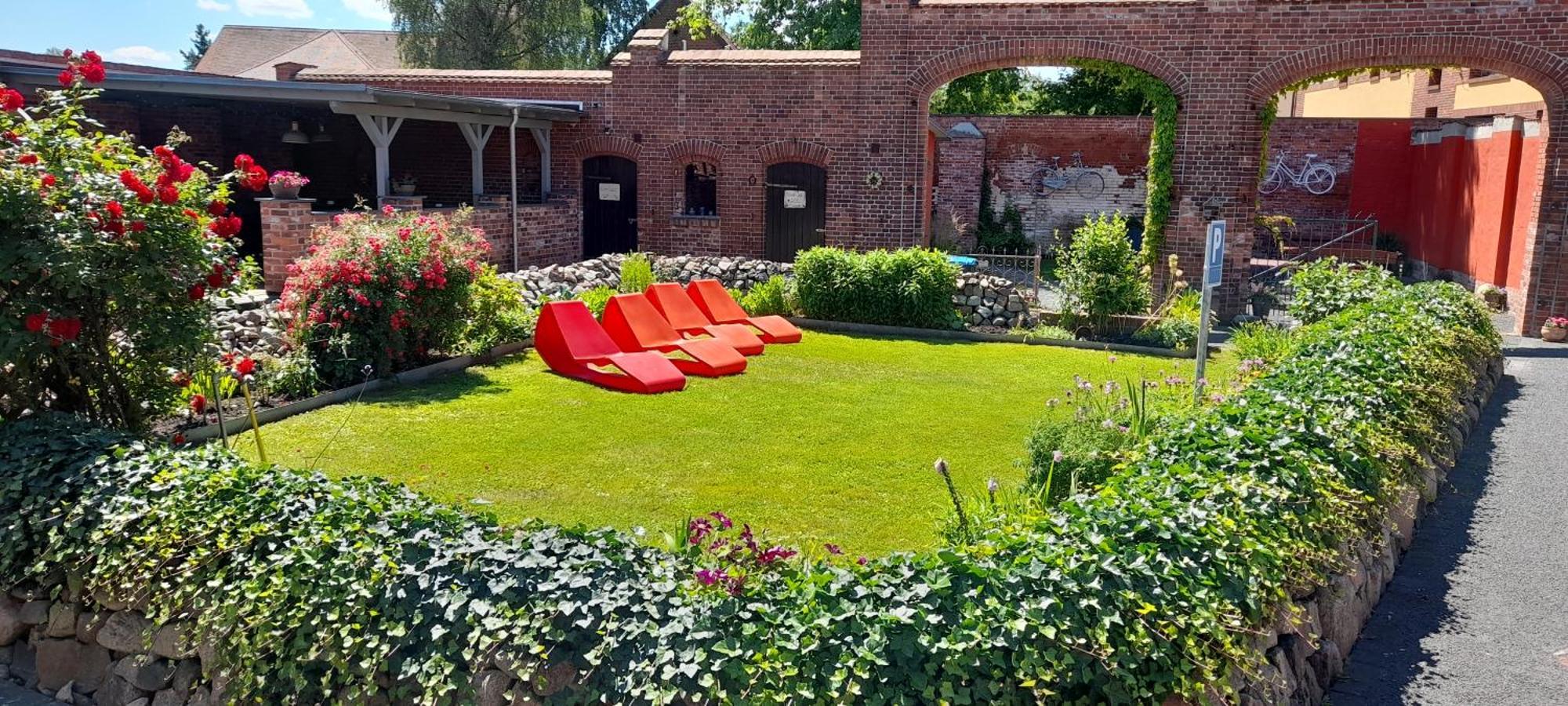 Pension Am Dorfanger Hohennauen Esterno foto
