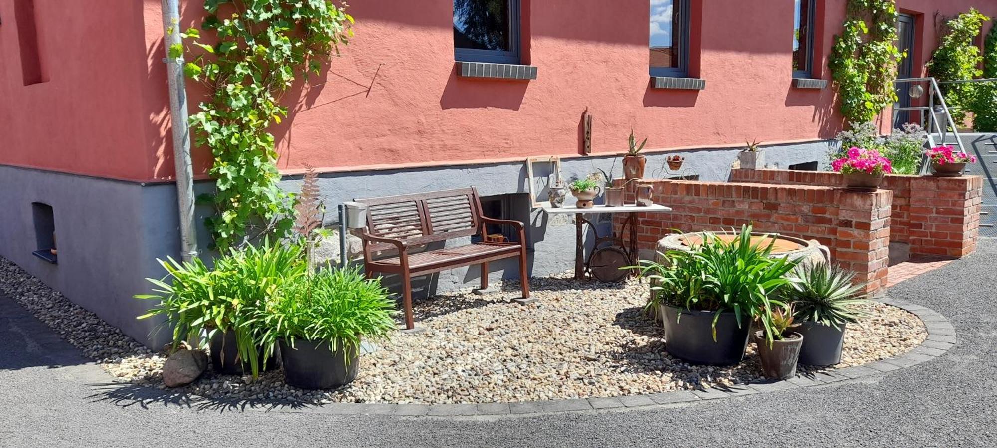 Pension Am Dorfanger Hohennauen Esterno foto